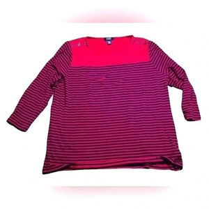 Chaps 3/4 sleeve top size 2XL